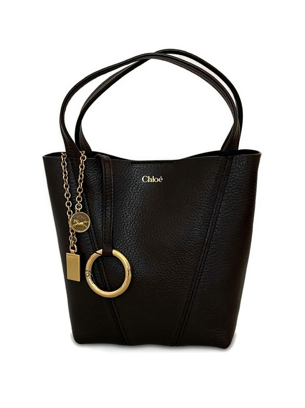 Small Spin tote bag in grained leather CH25SS812N84 24X CHLOÉ 