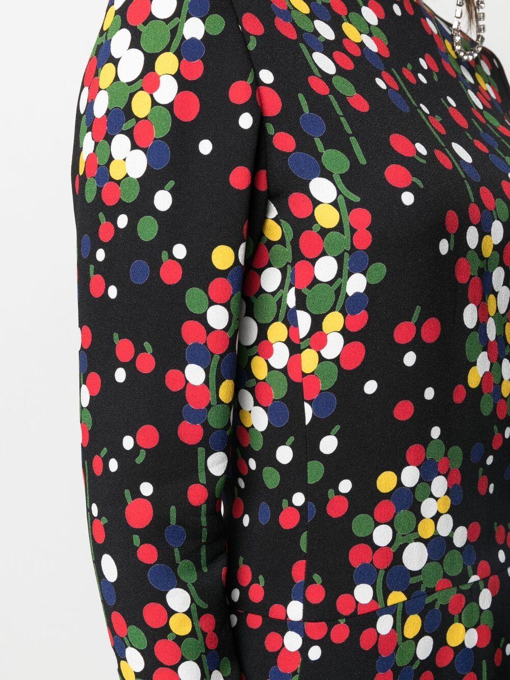Multicolour silk long-sleeve 667489Y5D23 1872 SAINT LAURENT 