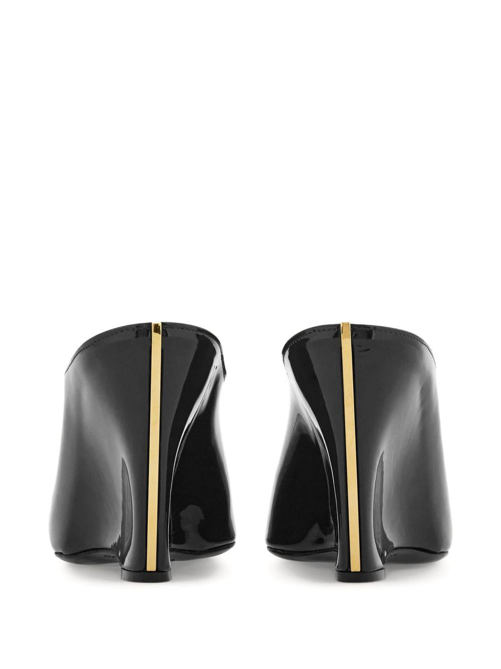 Wedge Mules 01K874 ALICIA 95 787572NERO BISCOTTO NERO FERRAGAMO 