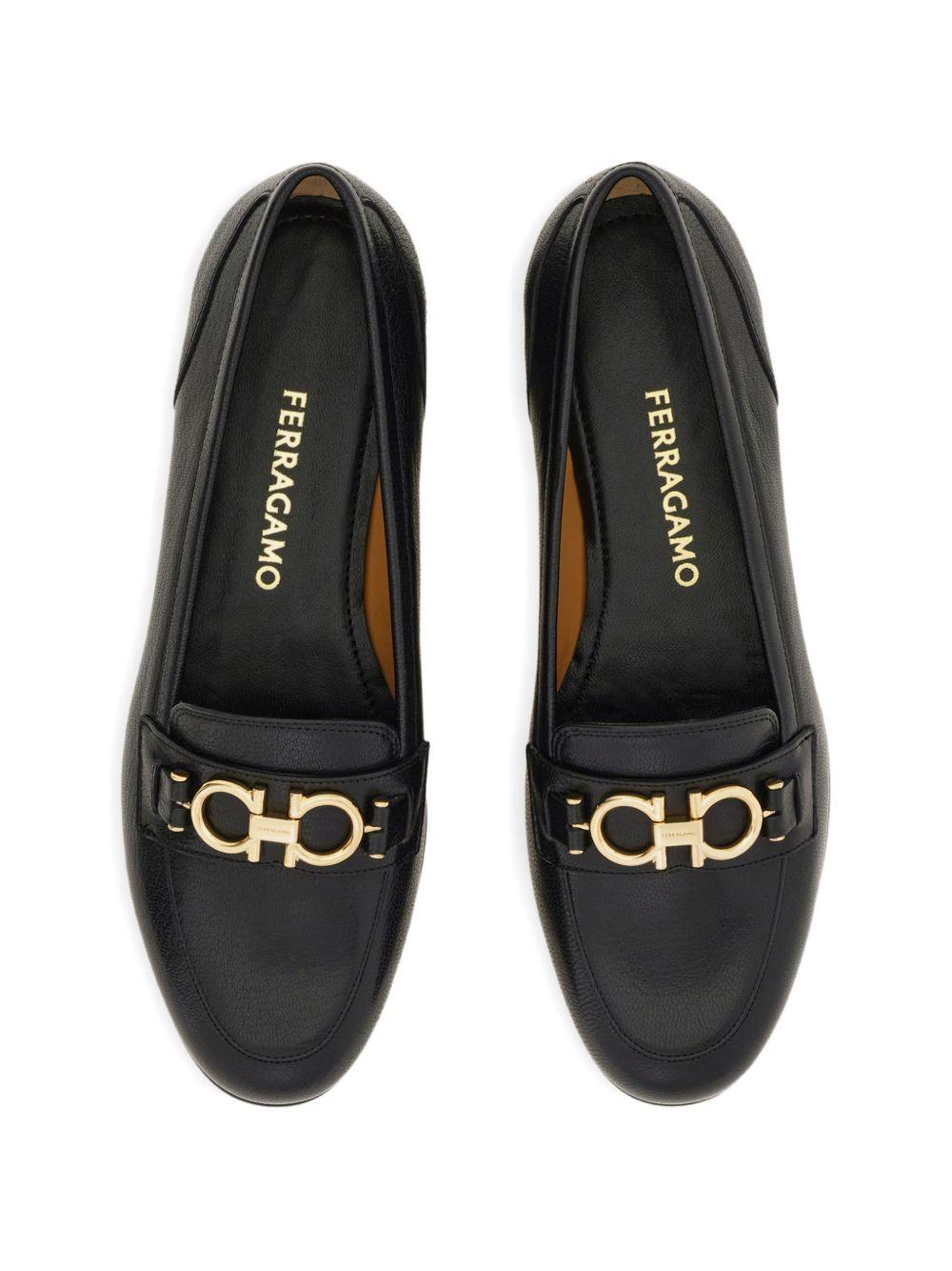 Gancini ornament moccasin 01L663BAX 793525NERO FERRAGAMO 