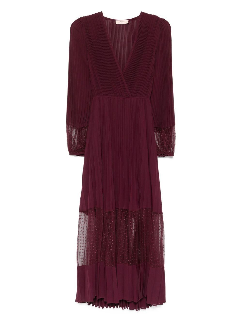 Pleated tulle dress 252TP2641 05609 TWINSET 