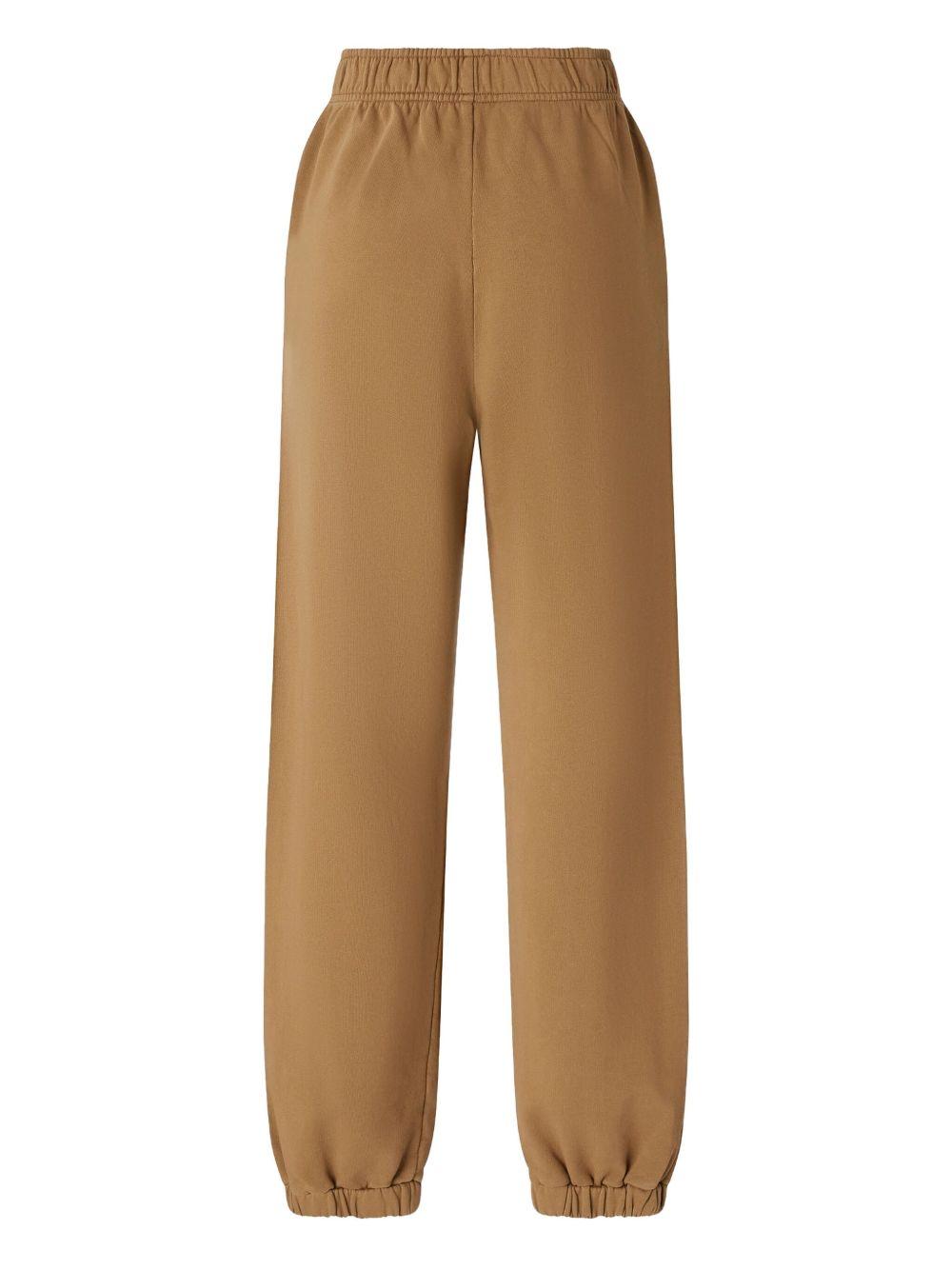 Fleece joggers with logo 105508 A2RBM10 PINKO 