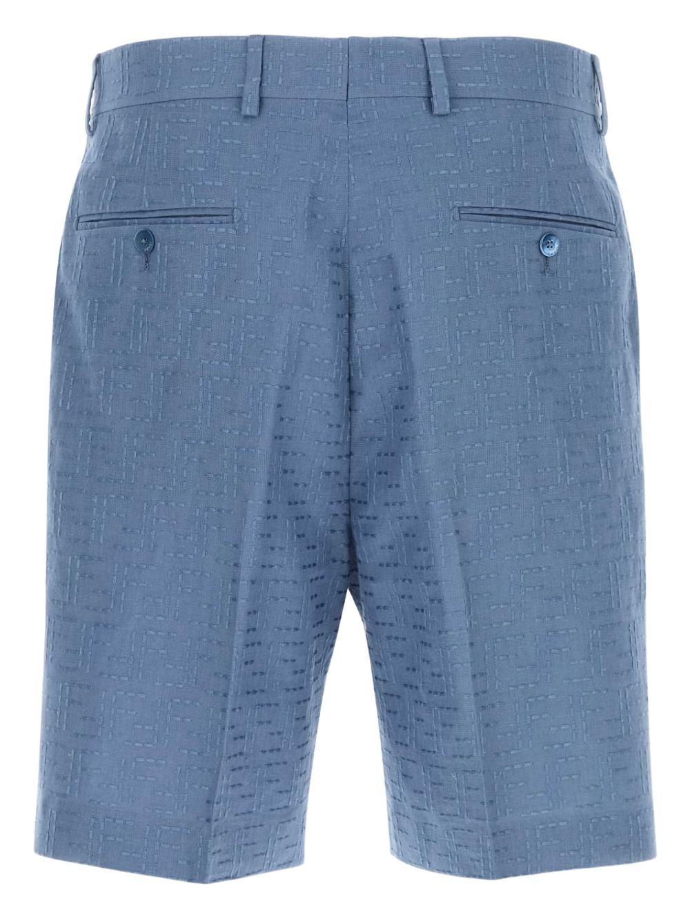 FF Jacquard linen shorts FB0821 AU6YF0U6K FENDI 