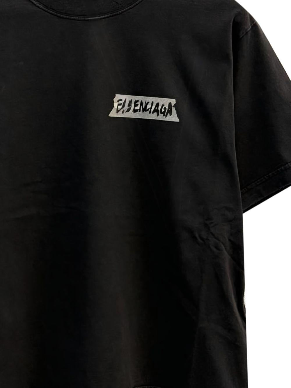 Masking Tape T-shirt Medium Fit 850990 TTVL61041 BALENCIAGA 