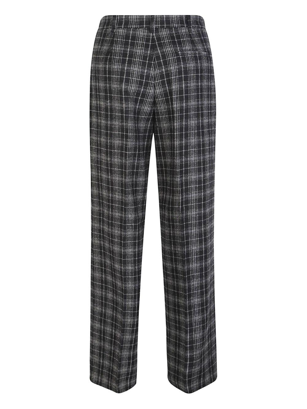 Wide checked trousers 106064 A36MZC8 PINKO 