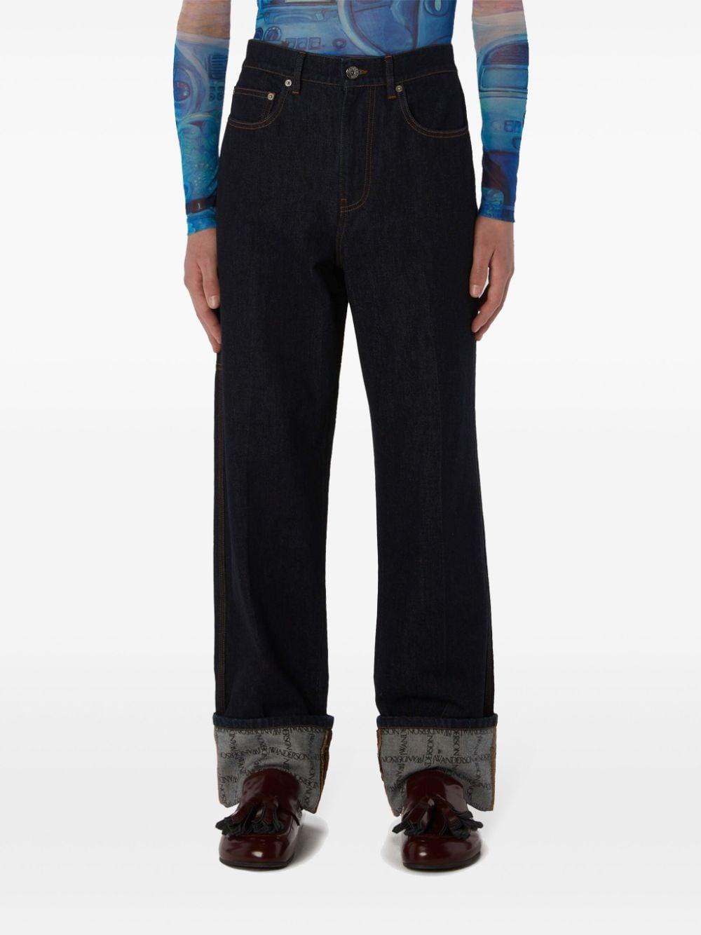 Straight leg mid-rise jeans<BR/><BR/><BR/> DT0096 PG1630870 JW ANDERSON 