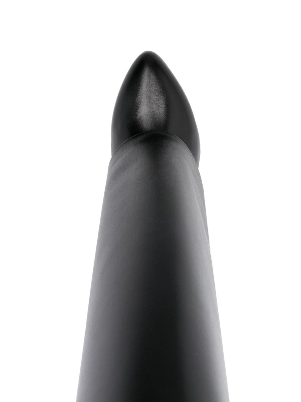 Shark Lock boots in leather BE702NE1NG 001 GIVENCHY 