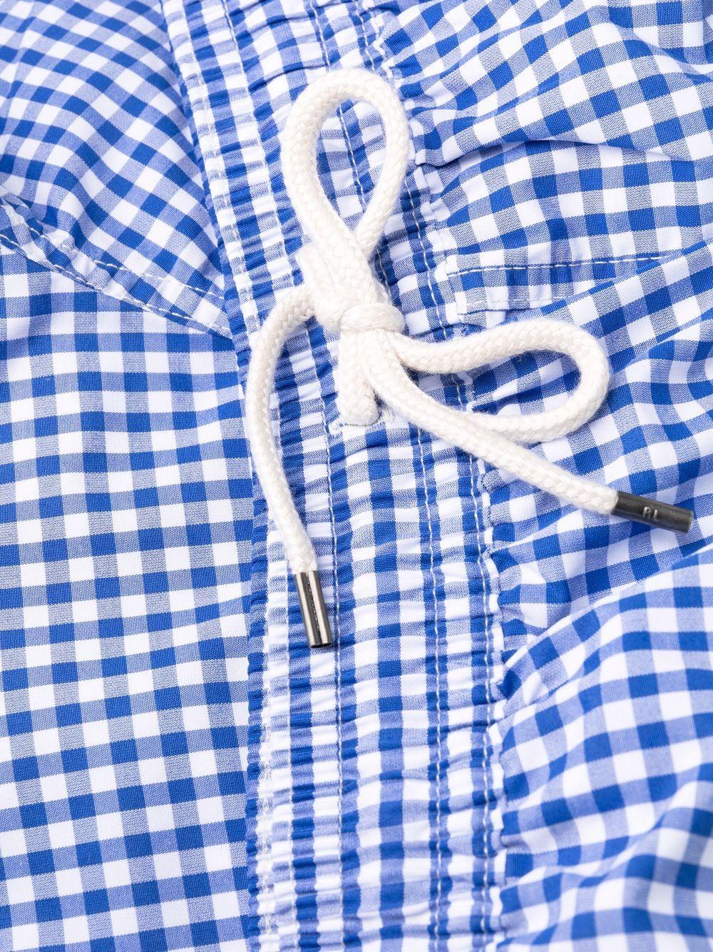 Blue/white gingham swim shorts 710823609 004 POLO RALPH LAUREN 