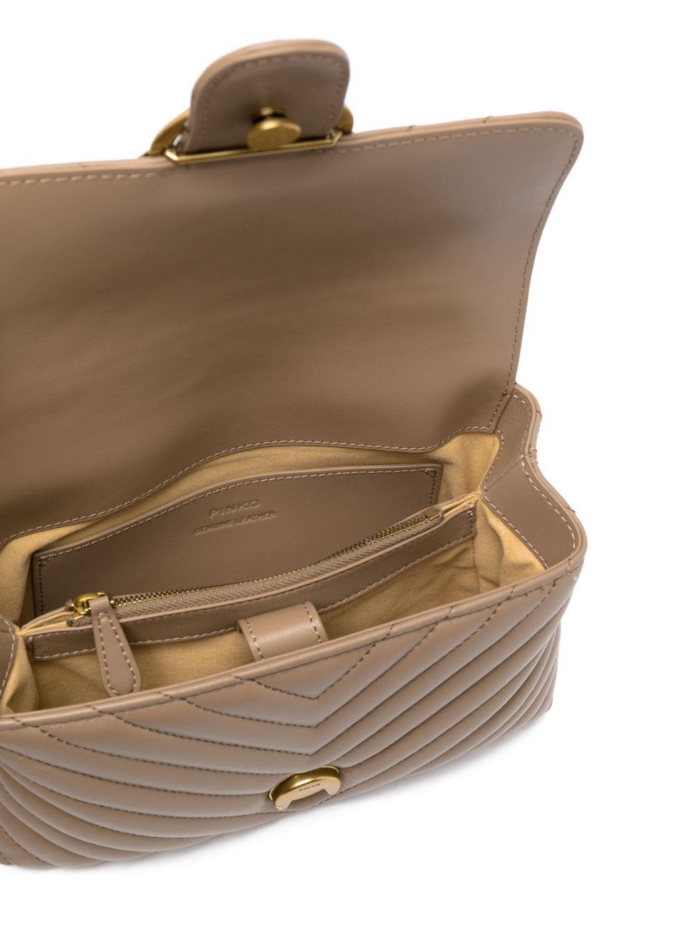 Classic Lady Love Bag Puff Chevron 100044 A0GKD01Q PINKO 