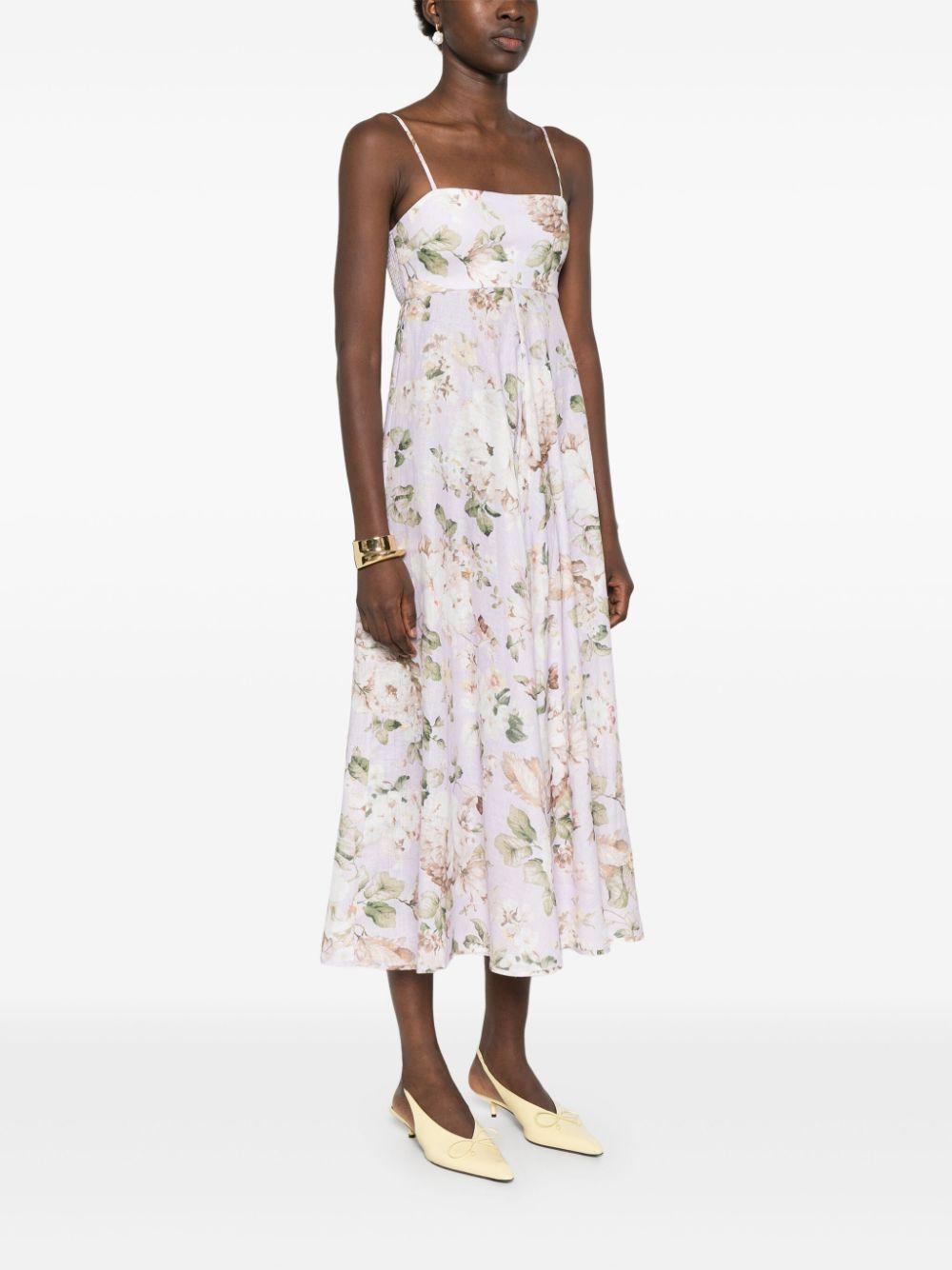 Acacia midi dress<BR/><BR/><BR/> 3115DRS252 LIF ZIMMERMANN 