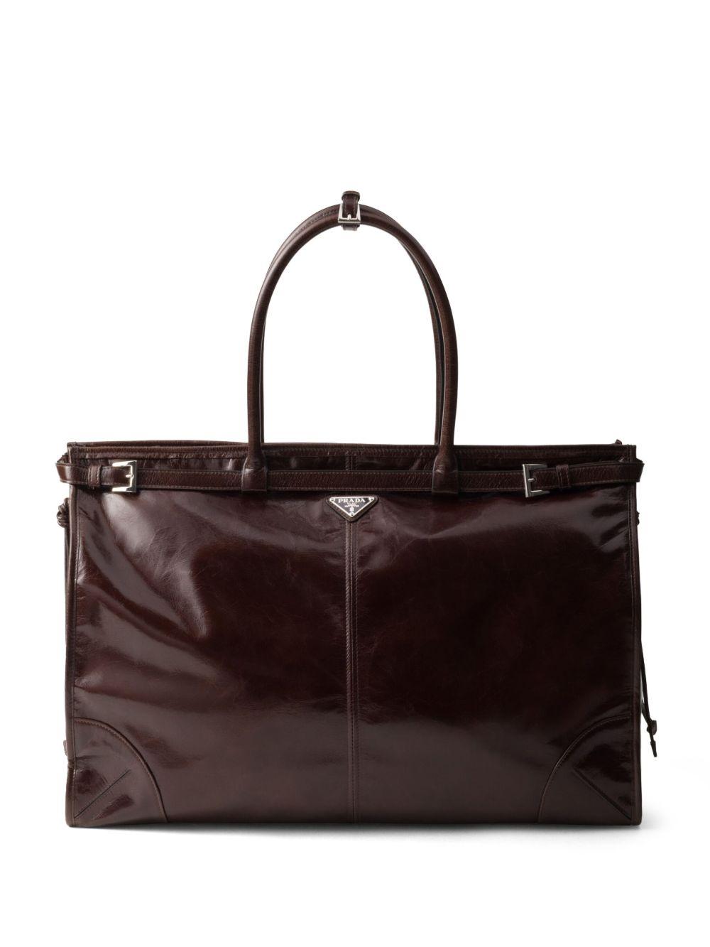 Prada Bonnie leather tote bag 2VG1282CYR V-OOOF01D6 PRADA 