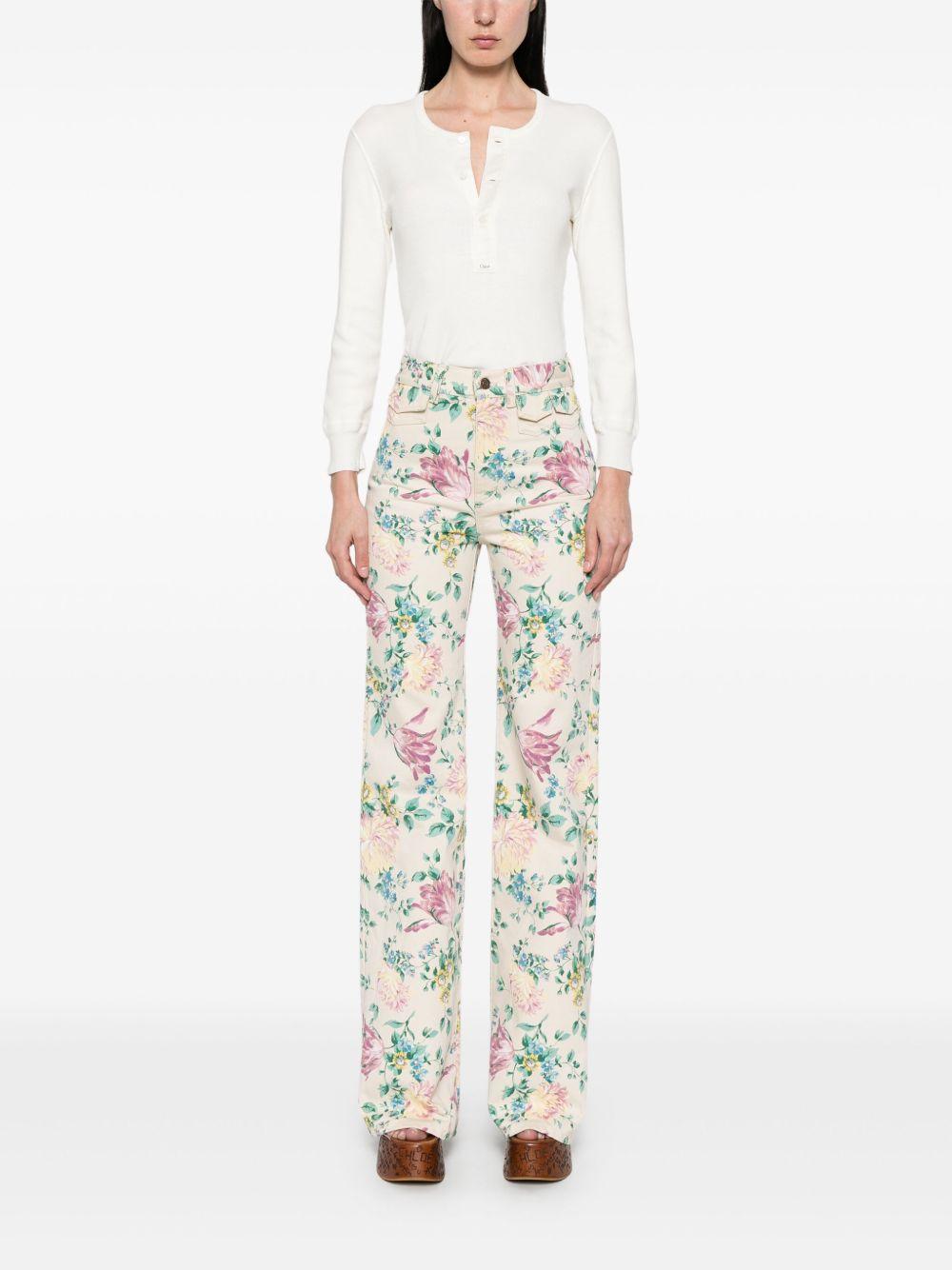 Henley T-shirt<BR/><BR/> CH25UJH14180 107 CHLOÉ 