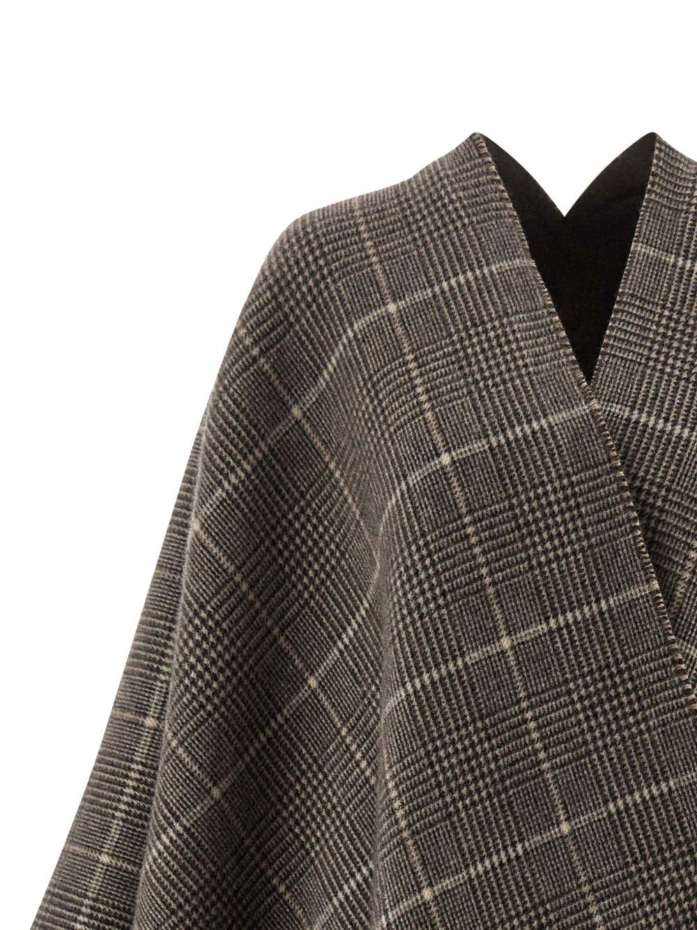 Cashmere Reversible Poncho MSCDAGP31 CDS16 BRUNELLO CUCINELLI 