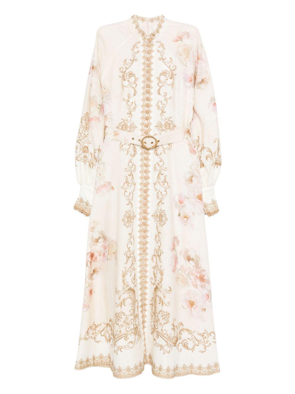 Hypnotic Buttoned Midi Dress 5168DF251 CPNY ZIMMERMANN 