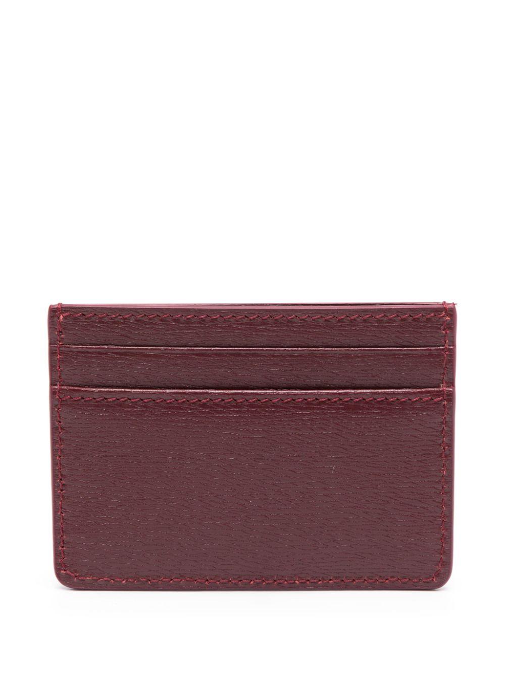 Gucci script-detail card holder<BR/><BR/><BR/> 773428 0OP0T6207 GUCCI 