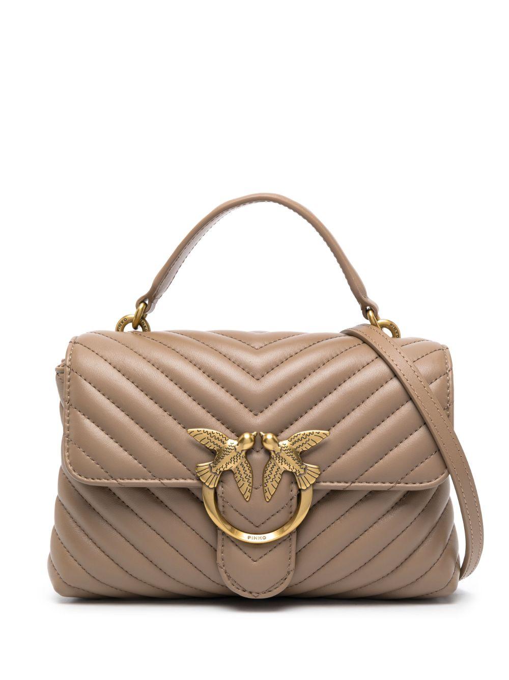 Classic Lady Love Bag Puff Chevron 100044 A0GKD01Q PINKO 