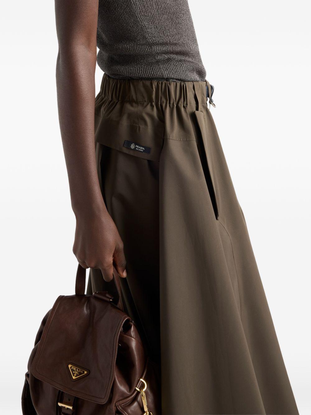 Technical fabric circle skirt 21H02518UU S-OOOF0334 PRADA 