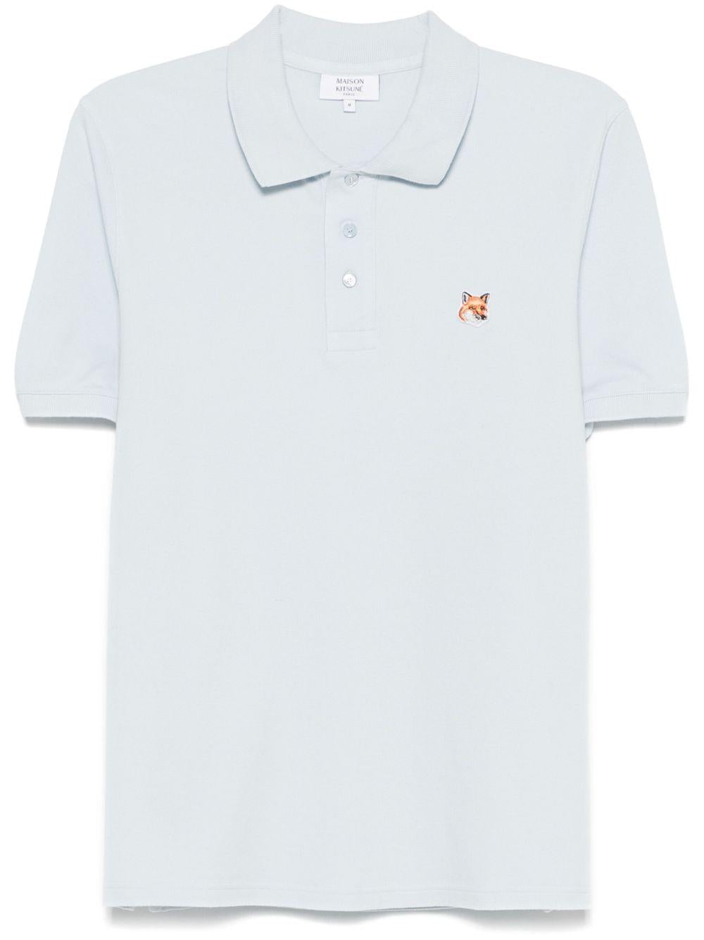 Fox Head Patch polo shirt<BR/><BR/><BR/> LM00208KJ7002 0072 MAISON KITSUNÉ 