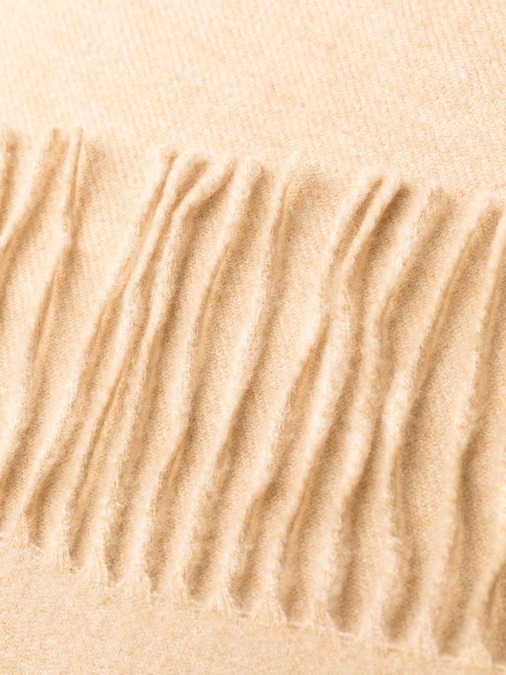 Faux-fur collar fringed scarf PF3039T0300 71327 BLUGIRL 