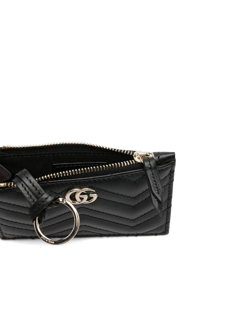 GG Marmont zip key pouch 837747 AAET81000 GUCCI 