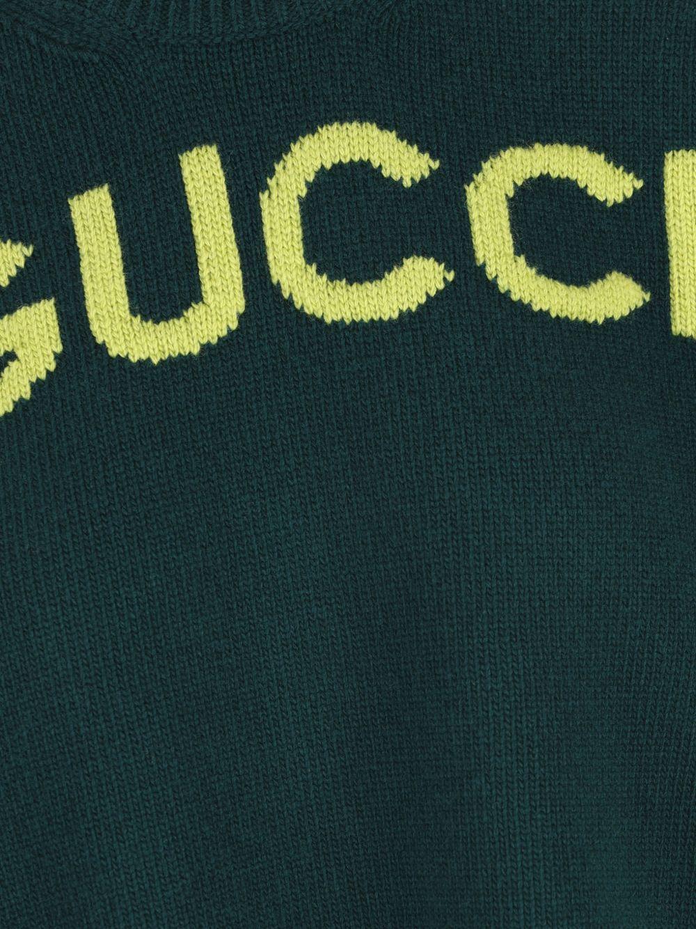 Soft wool top with intarsia 851972 XKEBC3027 GUCCI 