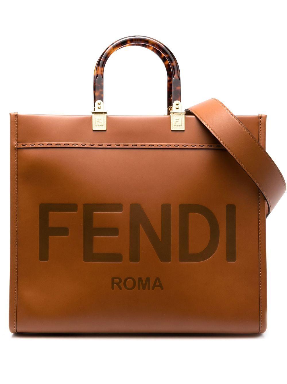 Sunshine logo-debossed tote 8BH386 ABVLF0PWZ FENDI 