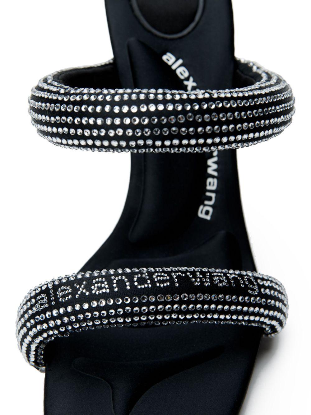 Crystal hotfix julie tubular sandals 30325S011 012C ALEXANDER WANG 