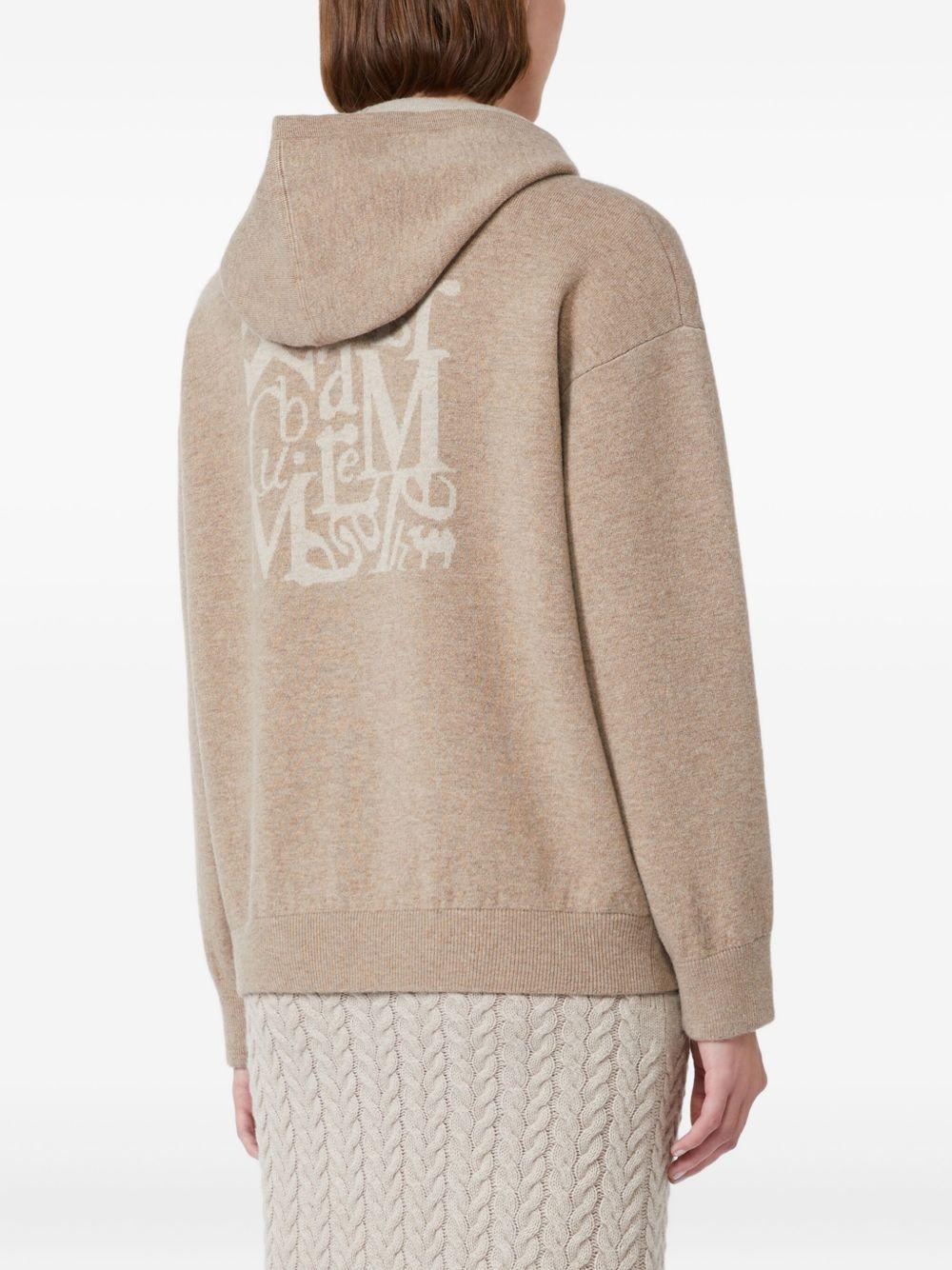 Wool and cashmere hooded cardigan 2529346033 KURT018 MAX MARA S 