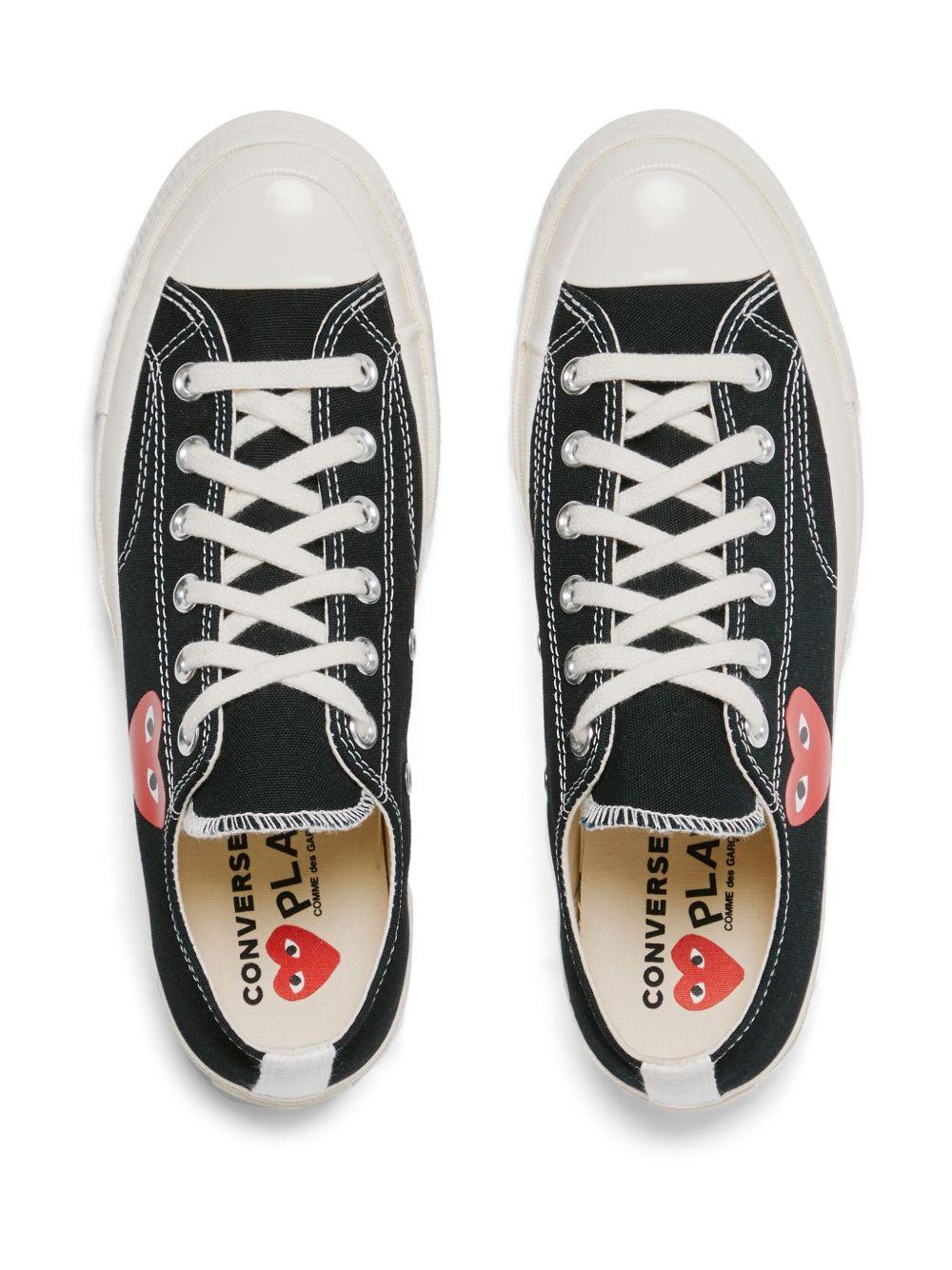 Single Heart chuck 70 sneakers AZK128 BLACK COMME des GARÇONS PLAY x Converse 