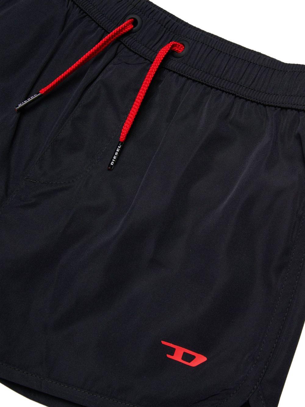 Swim shorts with contrasting D J02701 KXBPBK900 DIESEL KIDS 
