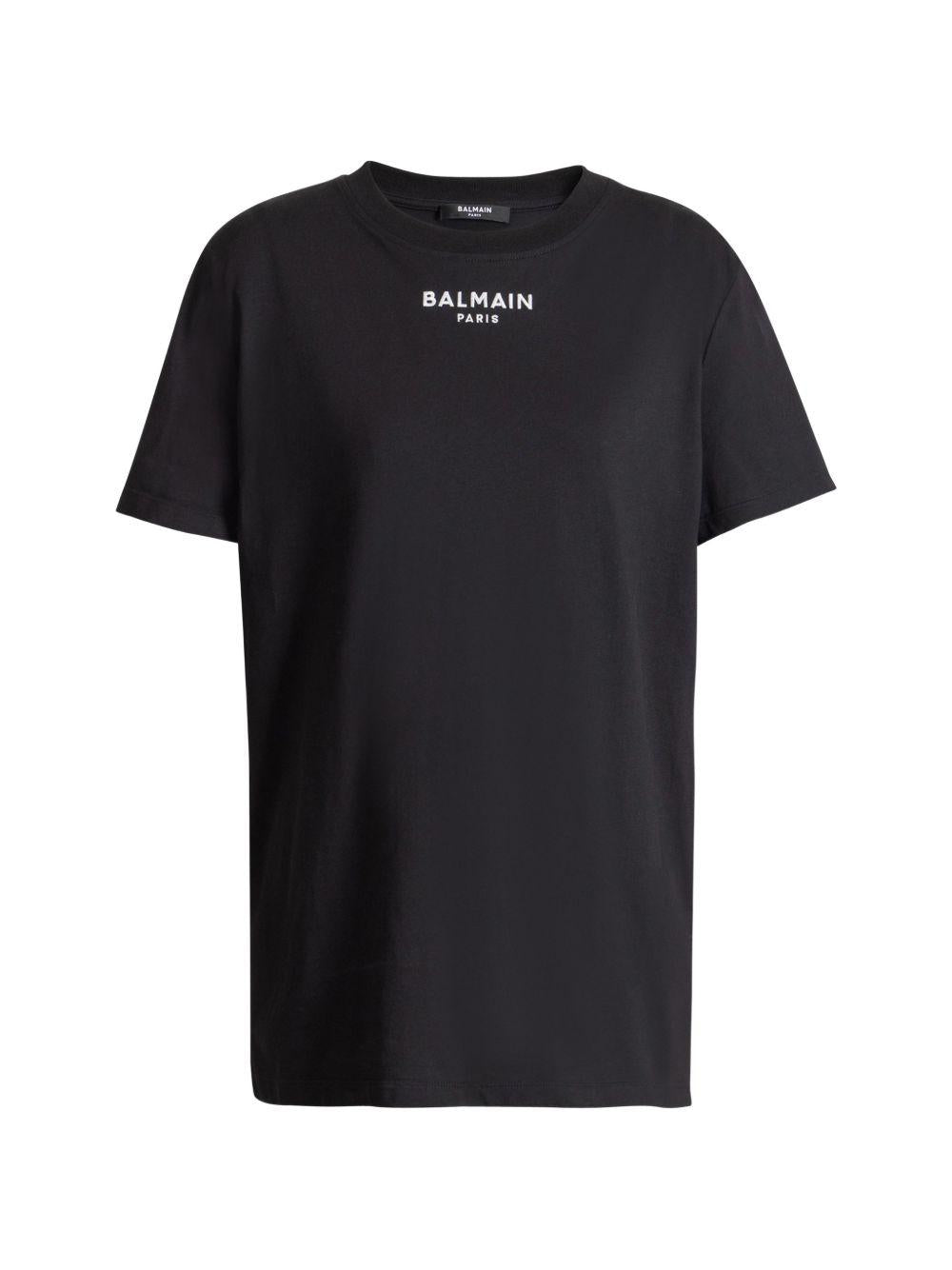 Embroidered Balmain Paris T-shirt HF1EF000BD10 EAB BALMAIN 