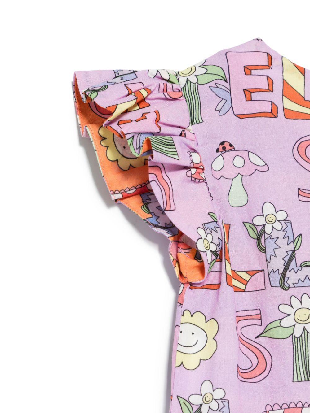 Graphic-print top<BR/><BR/><BR/> TW5A12 Z2566567MC STELLA McCARTNEY KIDS 