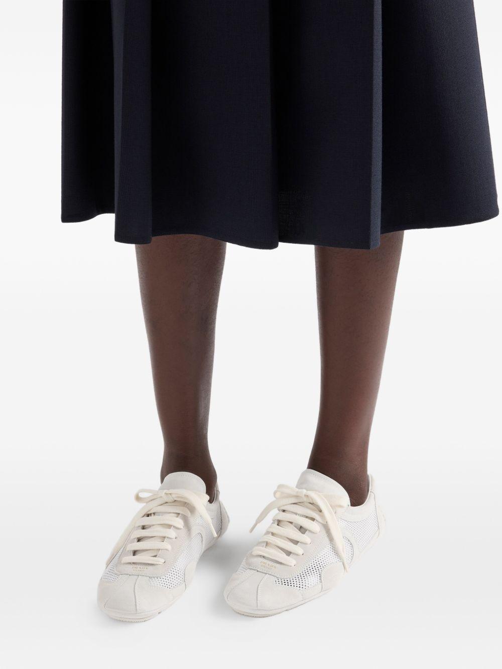 Montecarlo Re-Edition 2005 suede and mesh sneakers 1E247O3D8C F-D010F0009 PRADA 