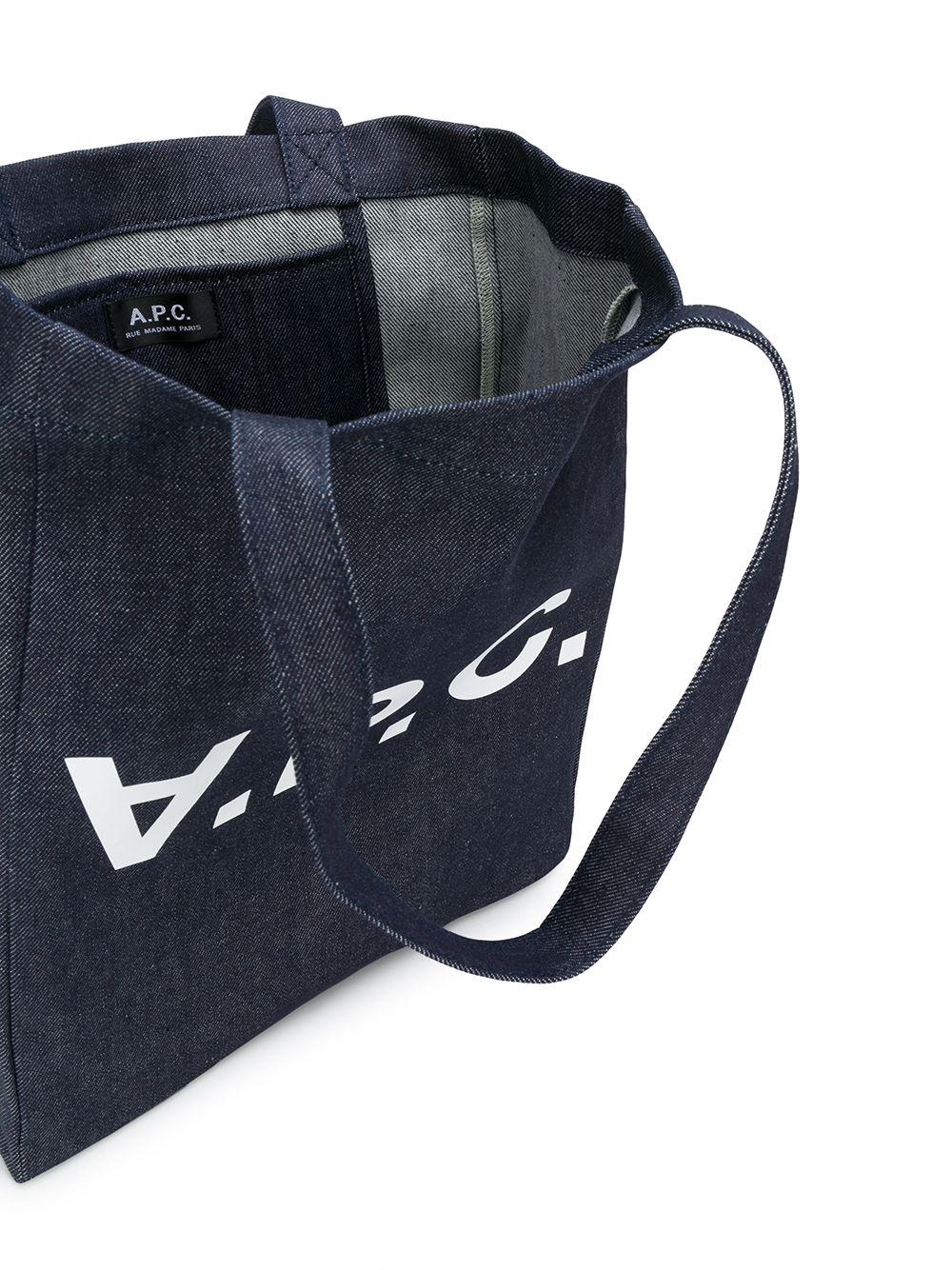 Logo denim tote bag COCSX M61445IAI A.P.C. 
