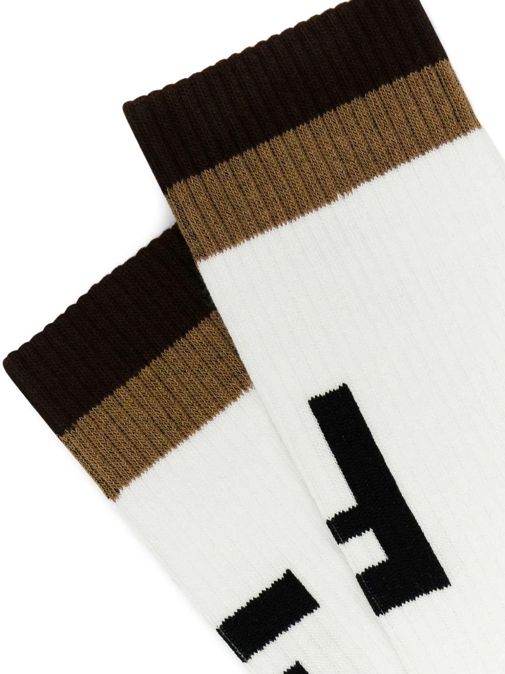Cotton-blend socks FXZ977 AUECF05WL FENDI 