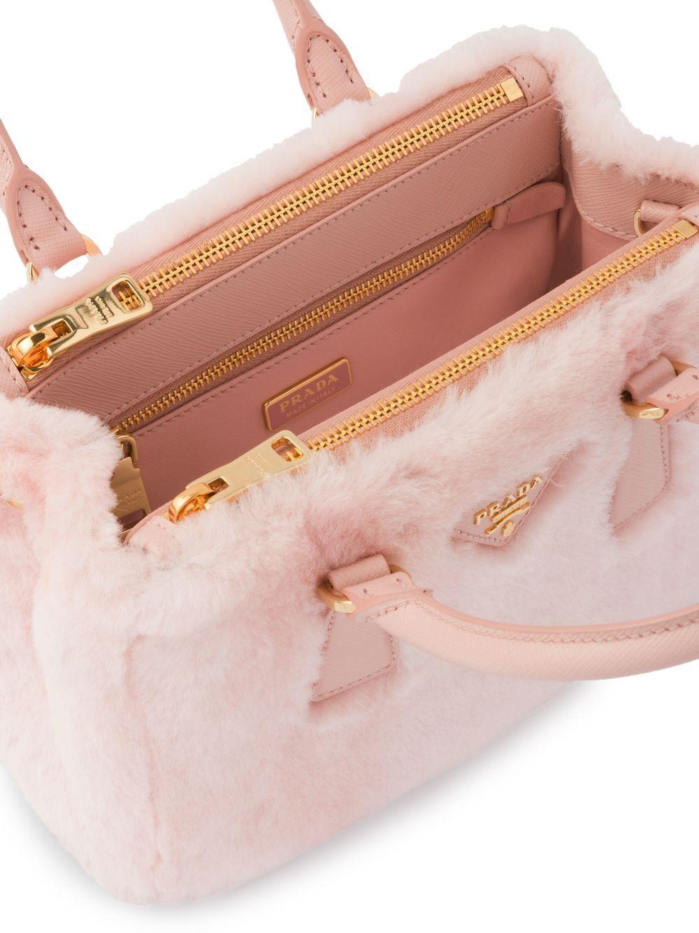 Galleria shearling mini bag 1BA906 2ECYF0615 PRADA 