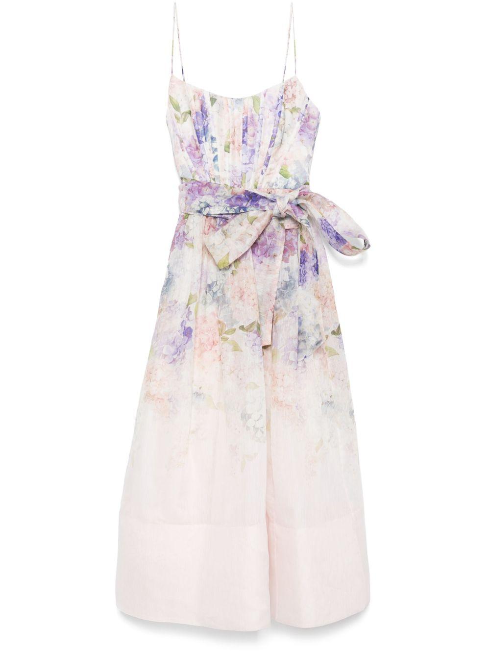 Abito midi Dawning 6403DS252 MULTI HYDRANGEA ZIMMERMANN 