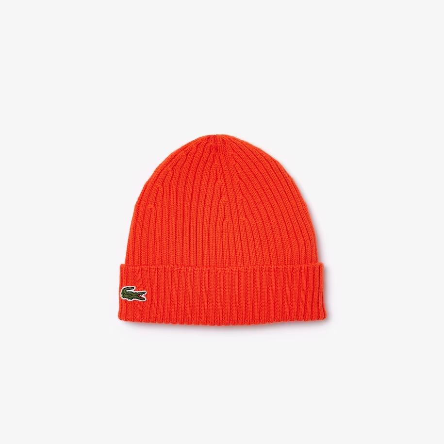 Orange front logo cap RB0001 SJI LACOSTE 