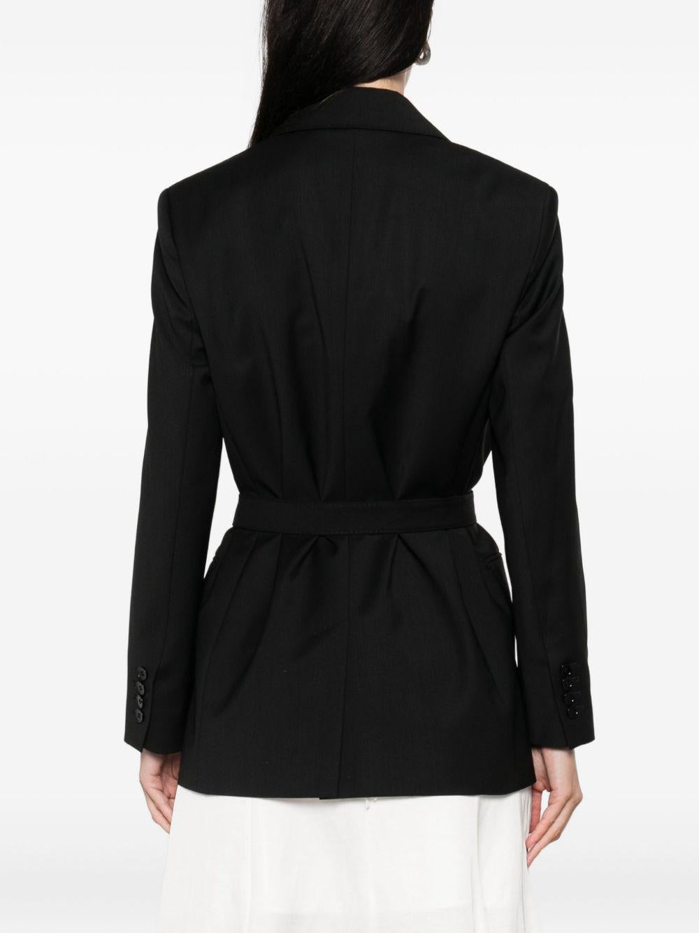 Belted woollen cloth blazer 2521046101 TALENTO010 MAX MARA 