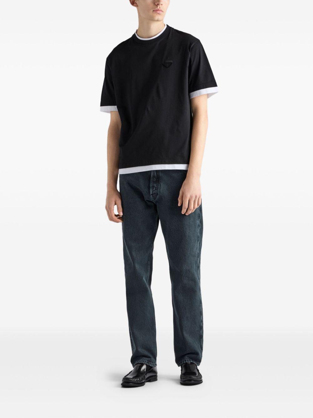 Cotton T-shirt UJN91211CD SWMOF0967 PRADA 