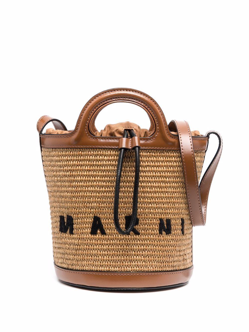 Tropicalia logo-embroidered bucket bag<BR/><BR/><BR/> SCMP0056Q1 P386000M50 MARNI 