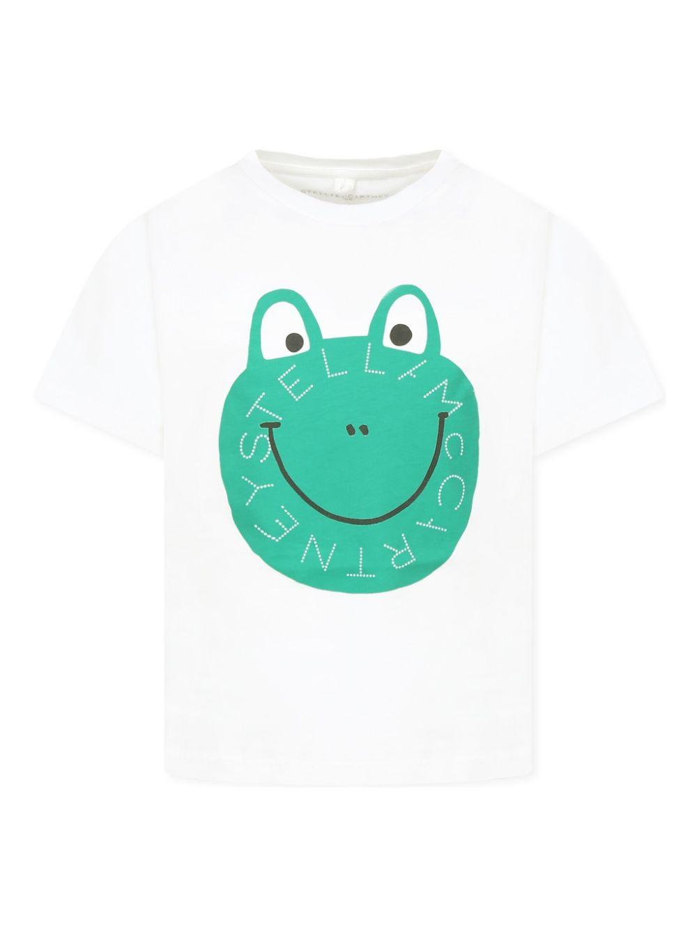 Frog print T-shirt TW8S31 Z0434101 STELLA McCARTNEY KIDS 