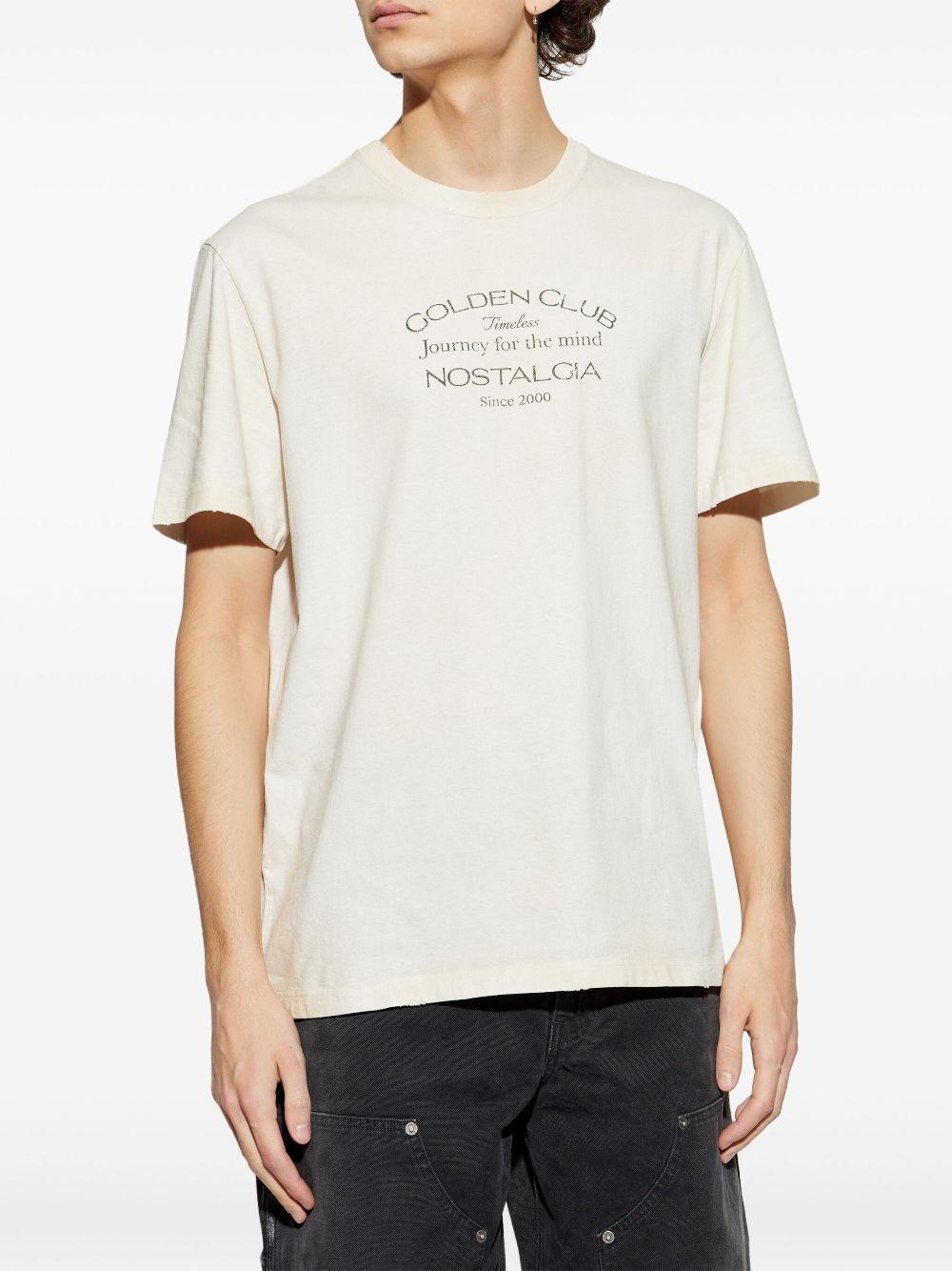 Golden Club Nostalgia T-shirt GMP01220 P00187311421 GOLDEN GOOSE 