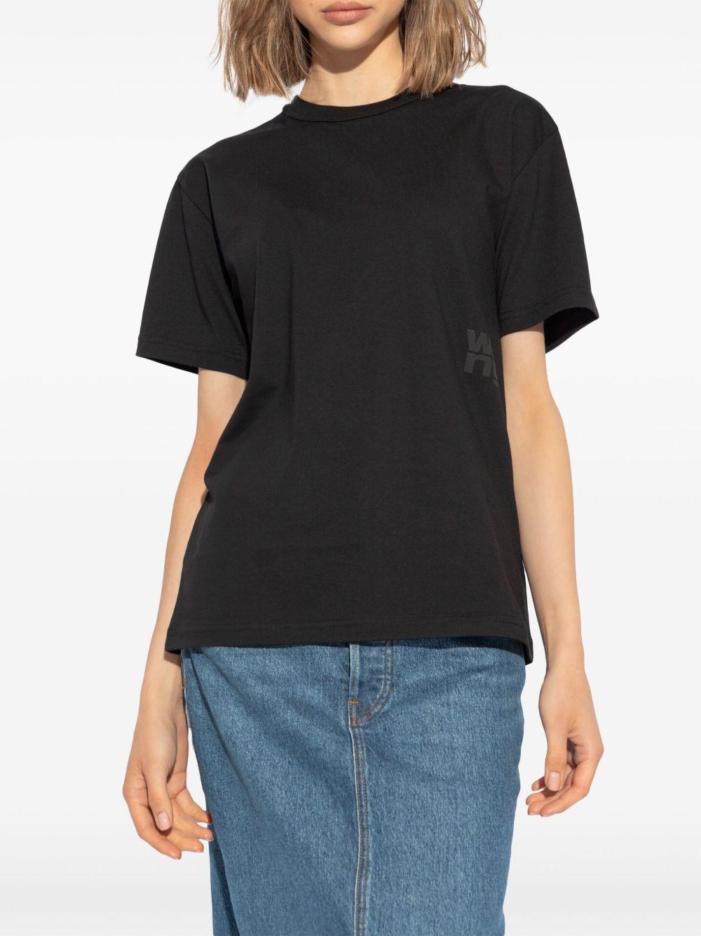Logo T-shirt 4CC3241520 001 ALEXANDER WANG 