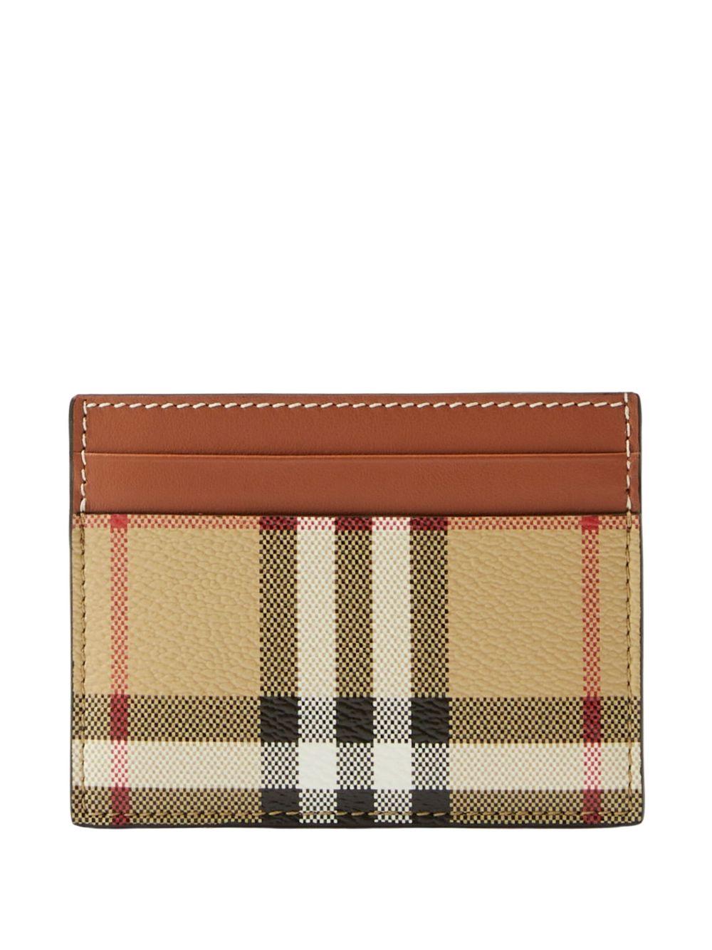 vintage check cardholder 8109801 A9534 BURBERRY 