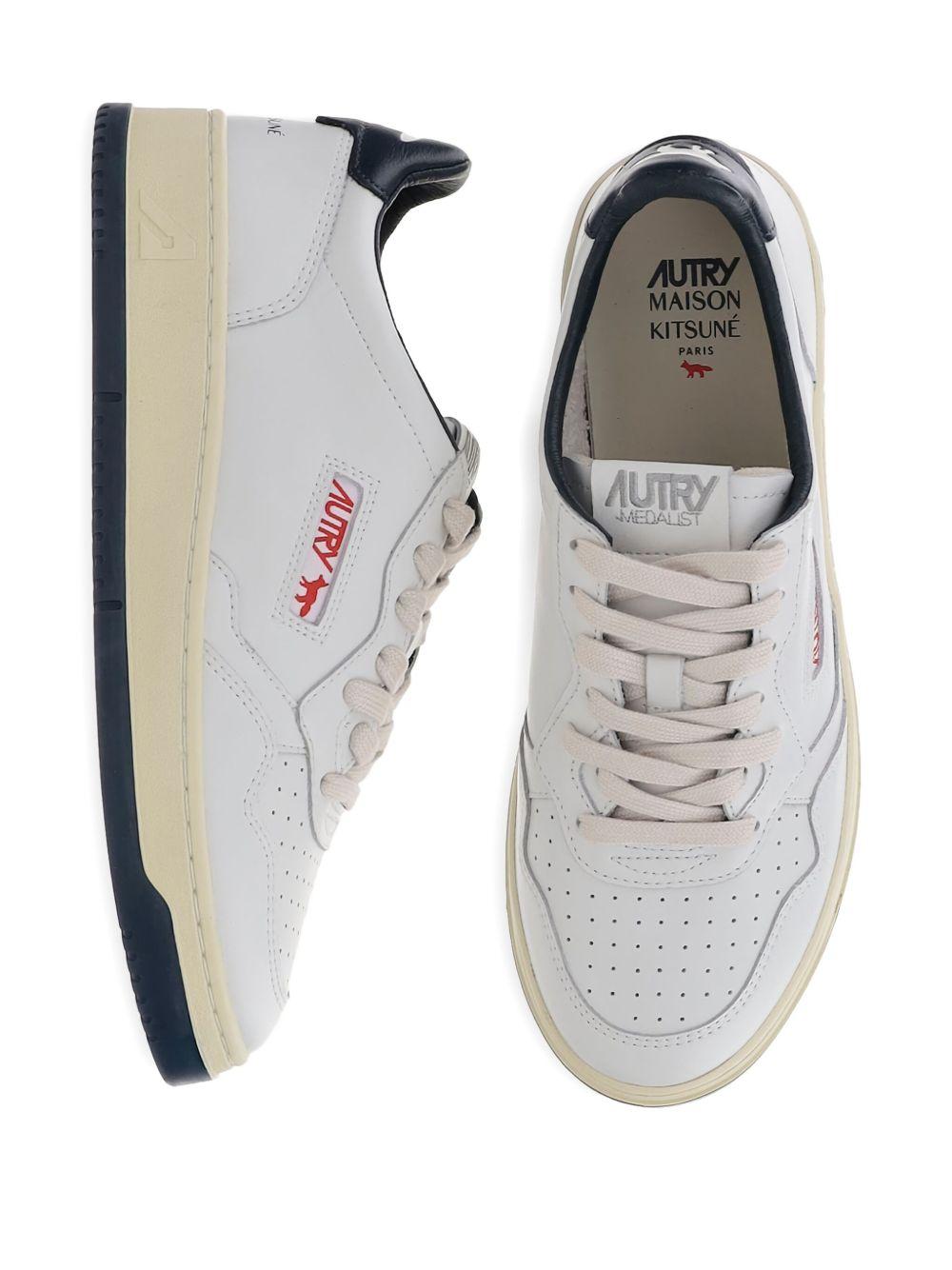 Autry x Maison Kitsuné sneakers AULM MK01WHT/BLUE AUTRY x MAISON KITSUNÉ 