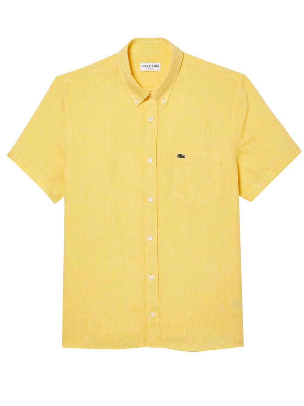 Yellow Embroidered logo short-sleeve shirt CH5699 107 LACOSTE 