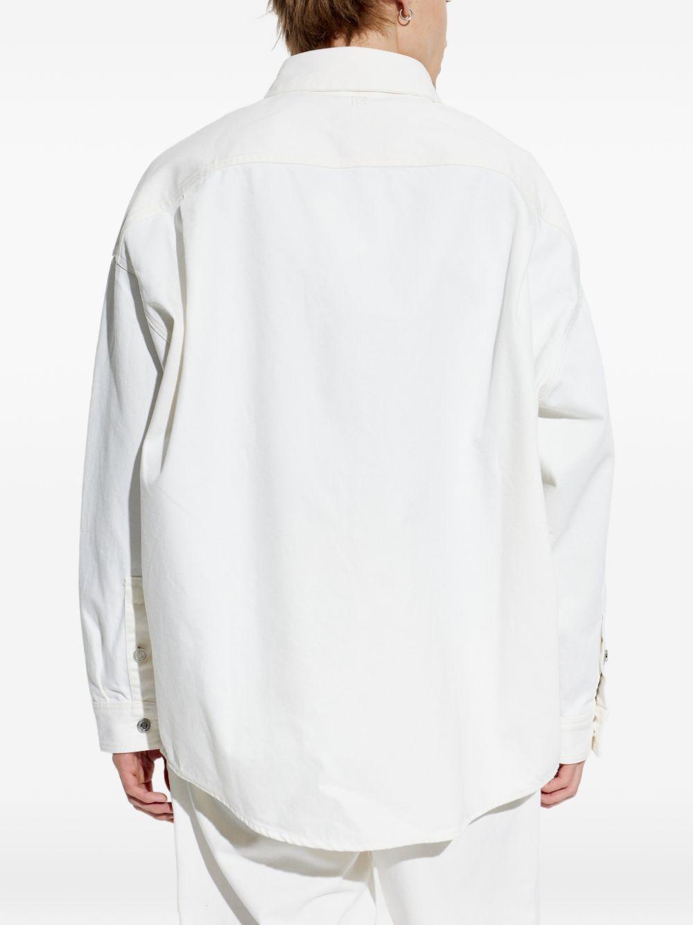 Denim shirt GH1HC150DG14 0FC BALMAIN 