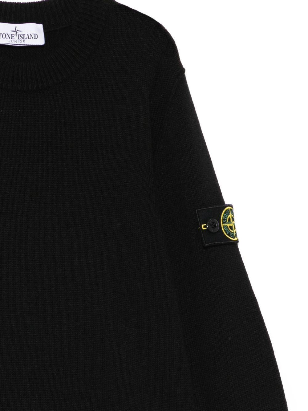 Knit crewneck jumper K2S165100002 S00M1V0029 STONE ISLAND KIDS 