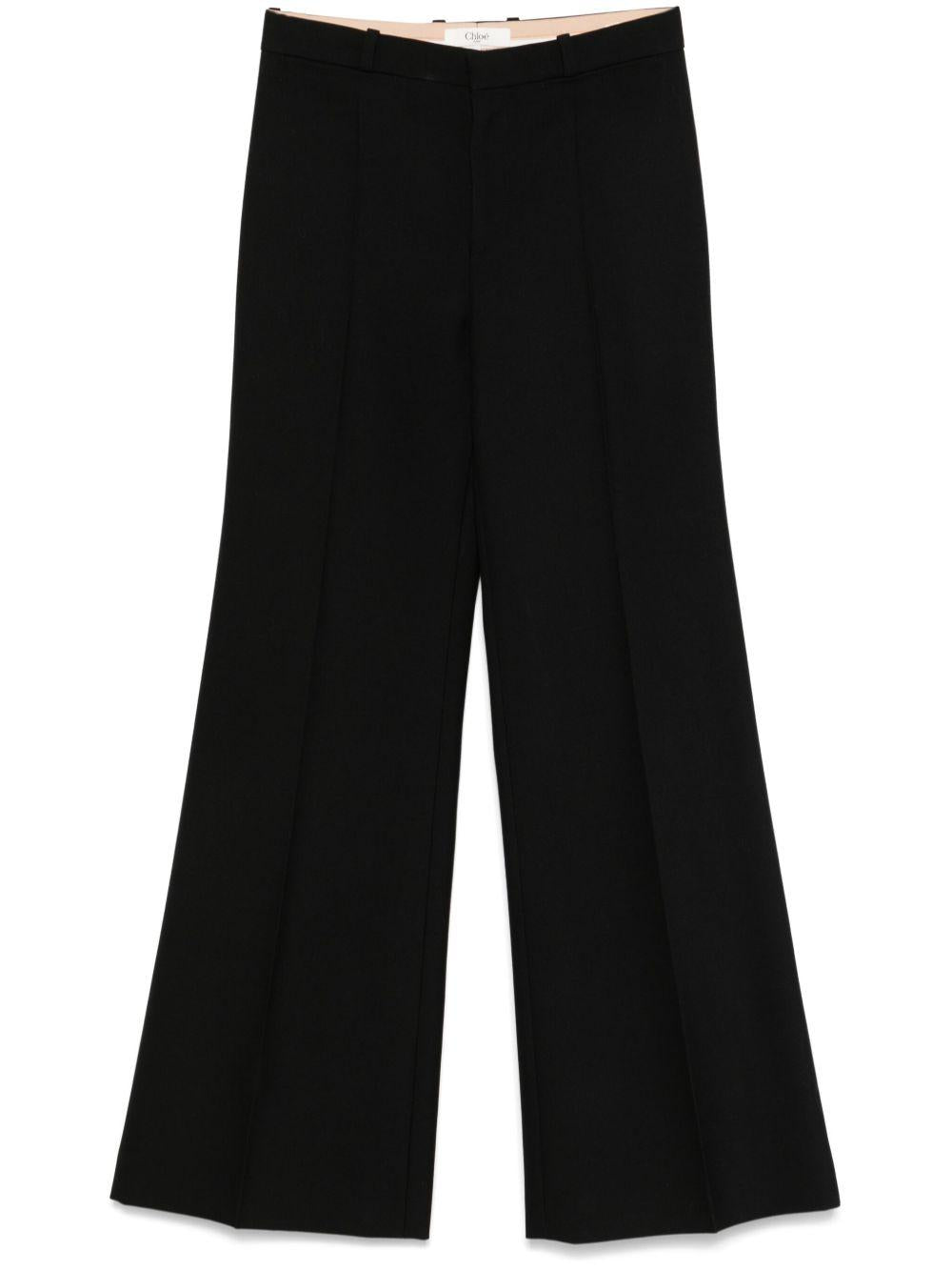 Flared tailored trousers<BR/><BR/> CH25SPA06299 001 CHLOÉ 